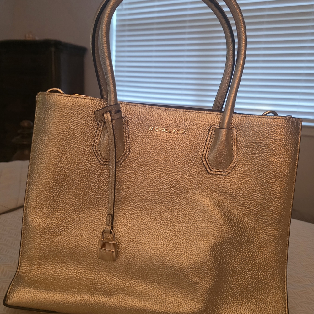 Michael Kors Shimmering Gold Tote